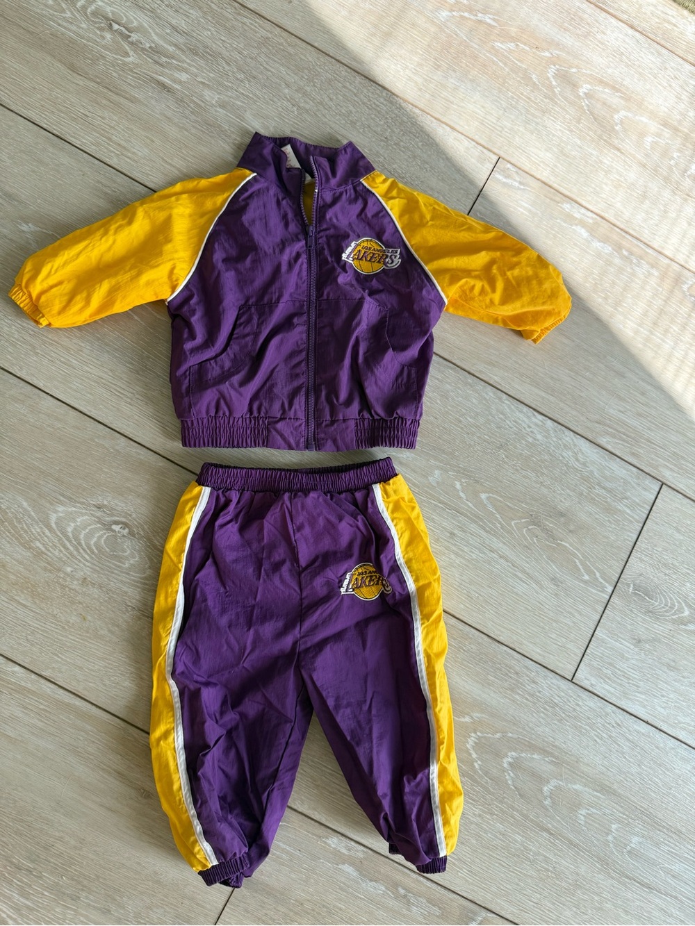 Vintage NBA lakers Track Set - Y2K , 80s